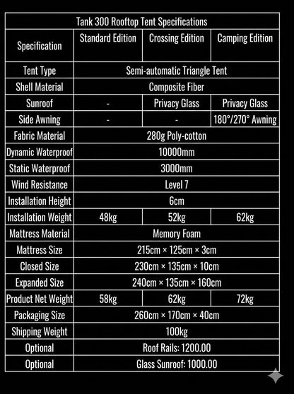 V-Life Integrated Roof Top Tent