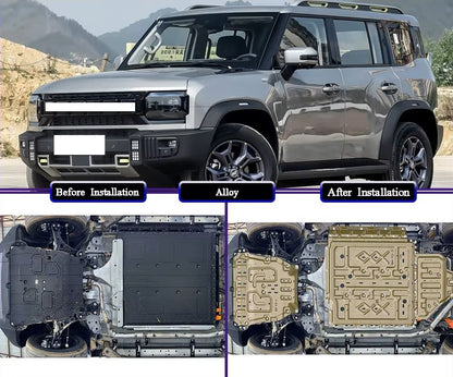 Jetour T2 i-DM Version Underbody Skid Plate 2.5mm