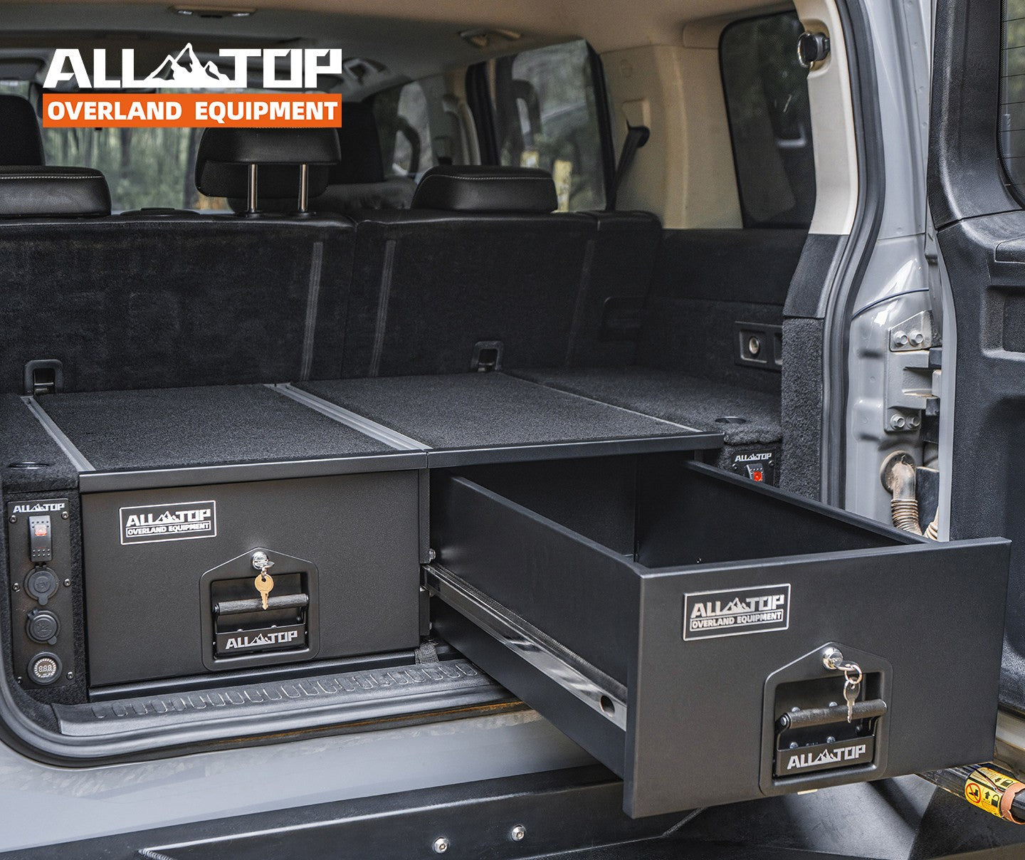 Alltop Rear Trunk Storage Drawer Box