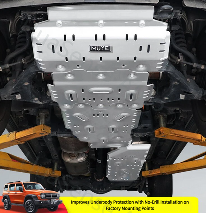 Tank 300/500 Aluminu-Magnesium Alloy Underbody Skid Plate 5/8mm