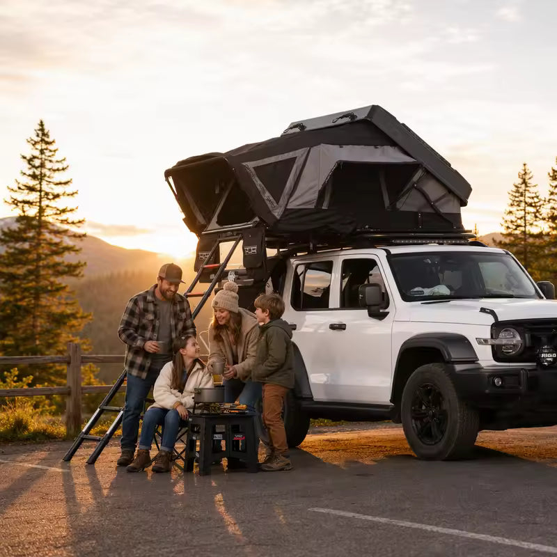 ADA Rooftop Tent - ABS Shell Side Open Tent
