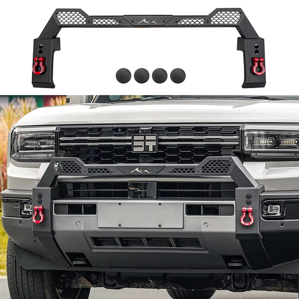 Jetour G700 Front Bumper with Red Tow Hooks