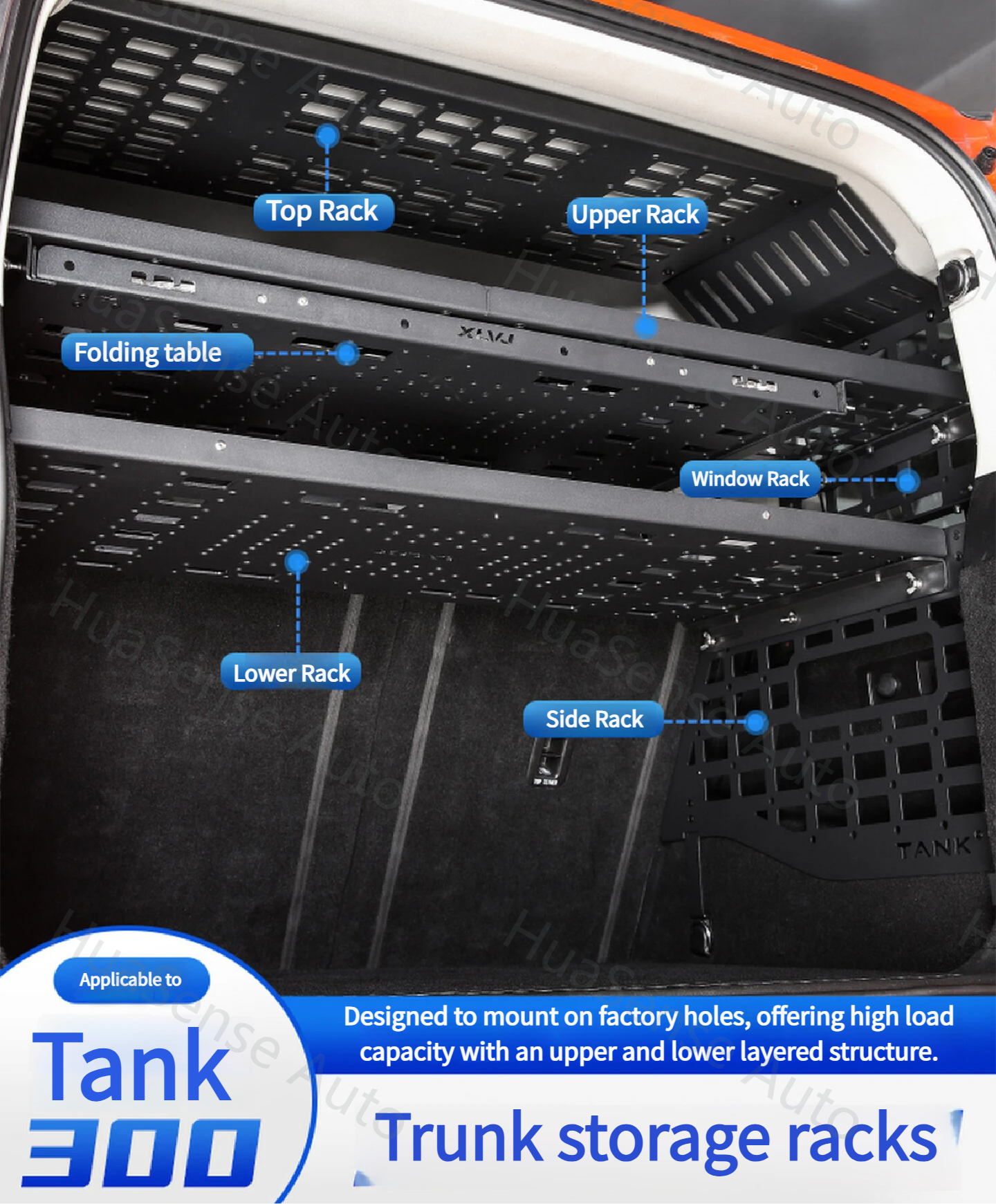 Tank 300 Trunk Storage Racks