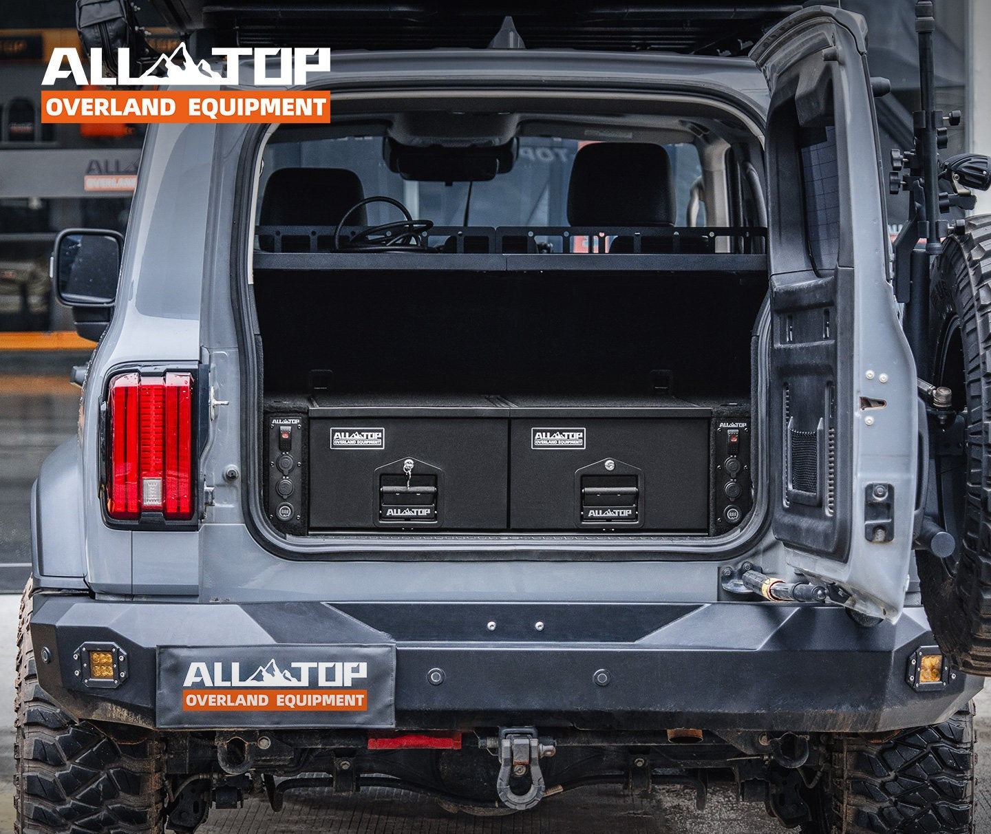 Alltop Rear Trunk Storage Drawer Box