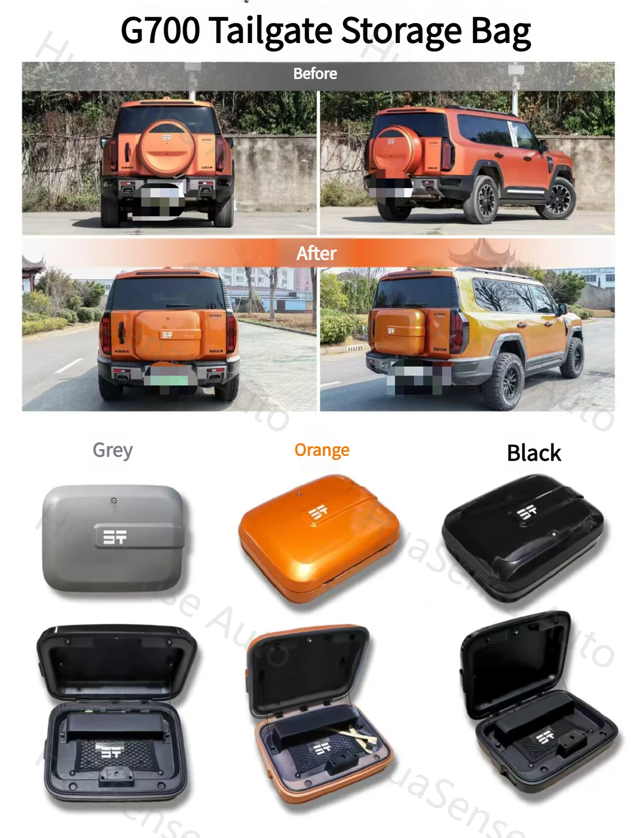 Jetour G700 Spare Tire Storage Bag