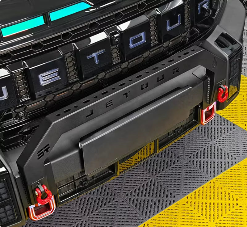 Jetour T2 Front Bumper with Red Tow Hooks