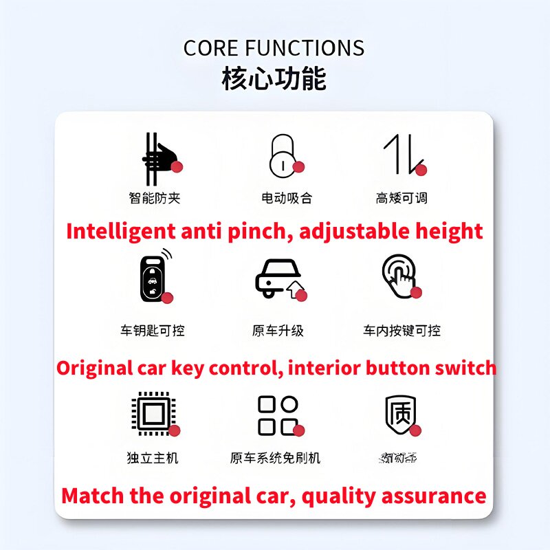 Jetour T1/T2 Intelligent Eletric Tailgate Upgrade Package