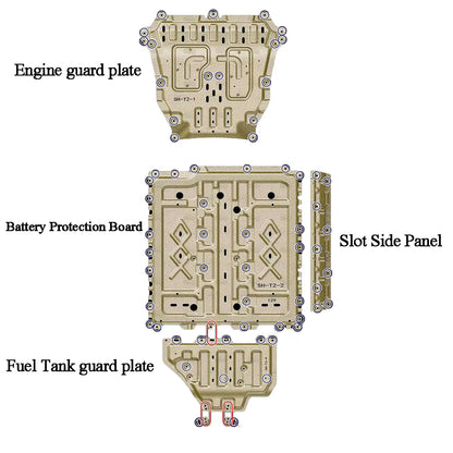 Jetour T2 i-DM Version Underbody Skid Plate 2.5mm