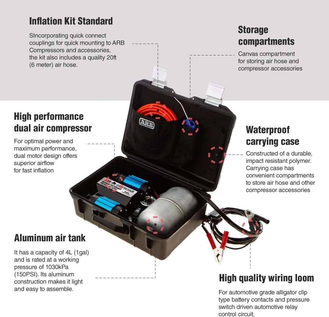 ARB 12V On-Board High Performance Air Compressor