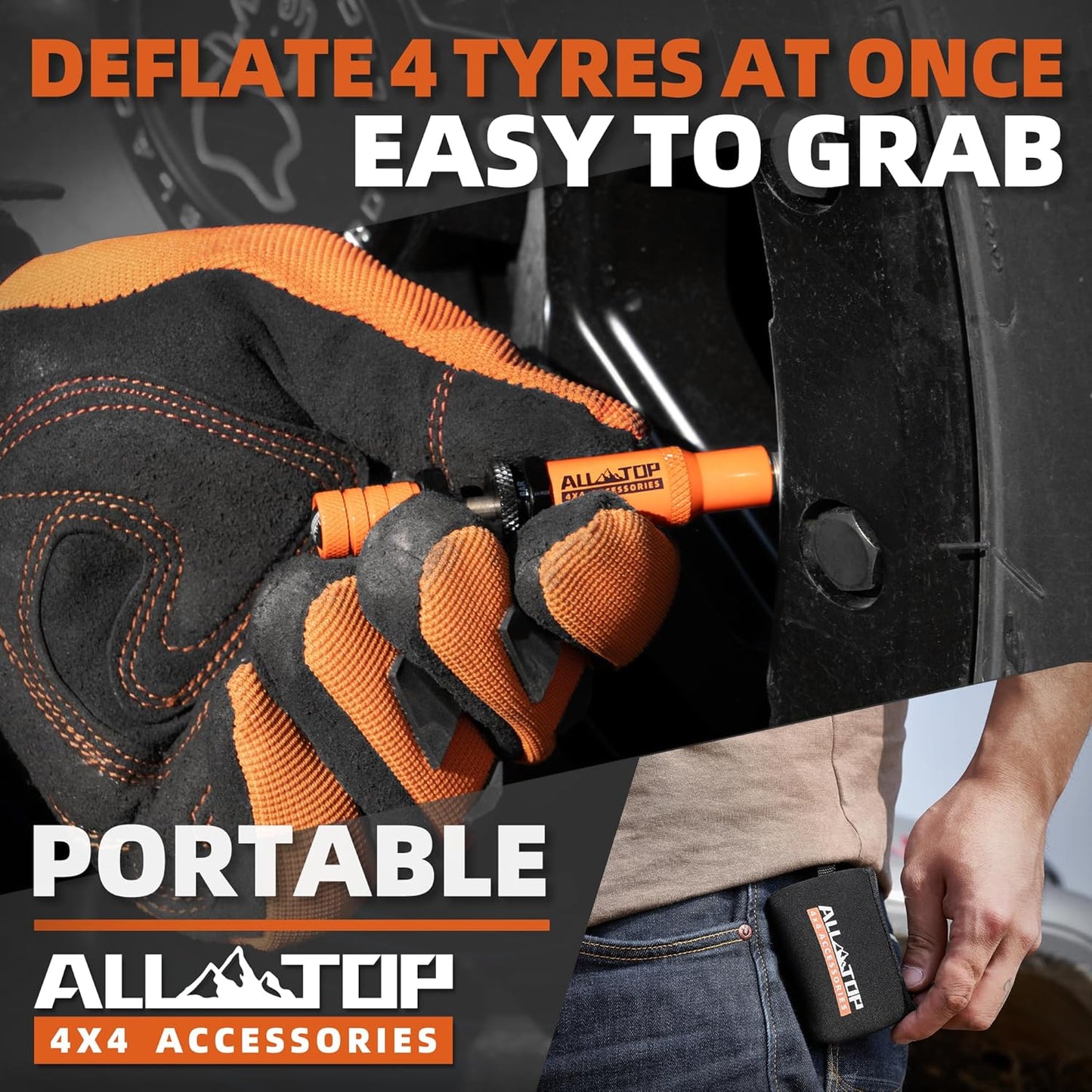 ALLTOP Tire Deflator Valve Kit