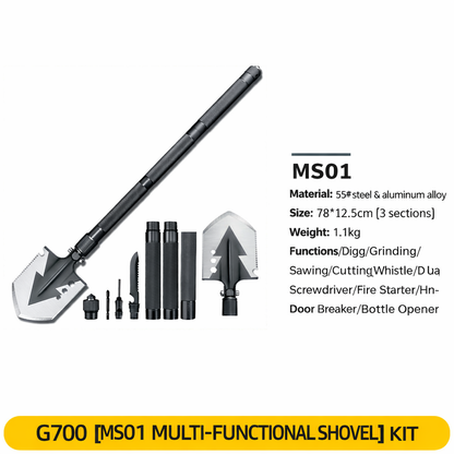 Jetour G700 Tailgate Flag Pole & Shovel Mount