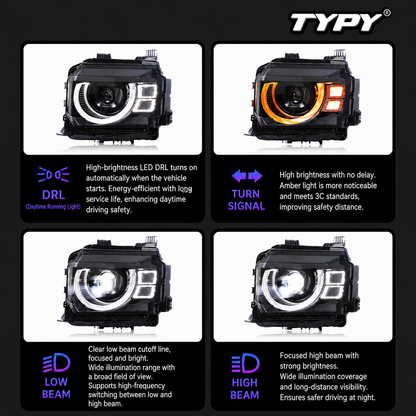 Jetour T2 Laser Projector Headlight - Type A
