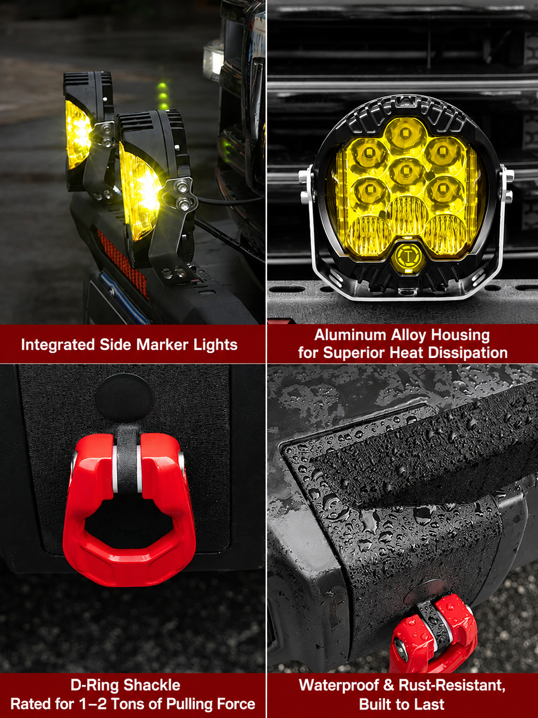 Tank 300 Bull Bar Front Bumper with Spotlight