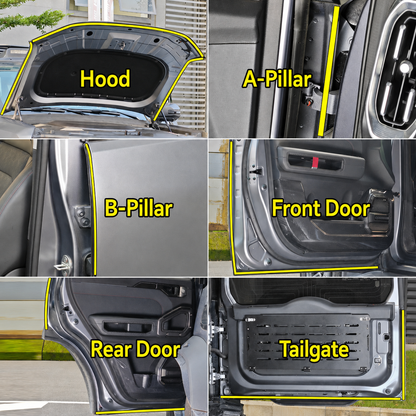Jetour T2 Full Vehicle Soundproof Sealing Strip Kit