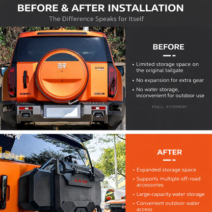 Jetour G700 Multifunction Tailgate Storage Box