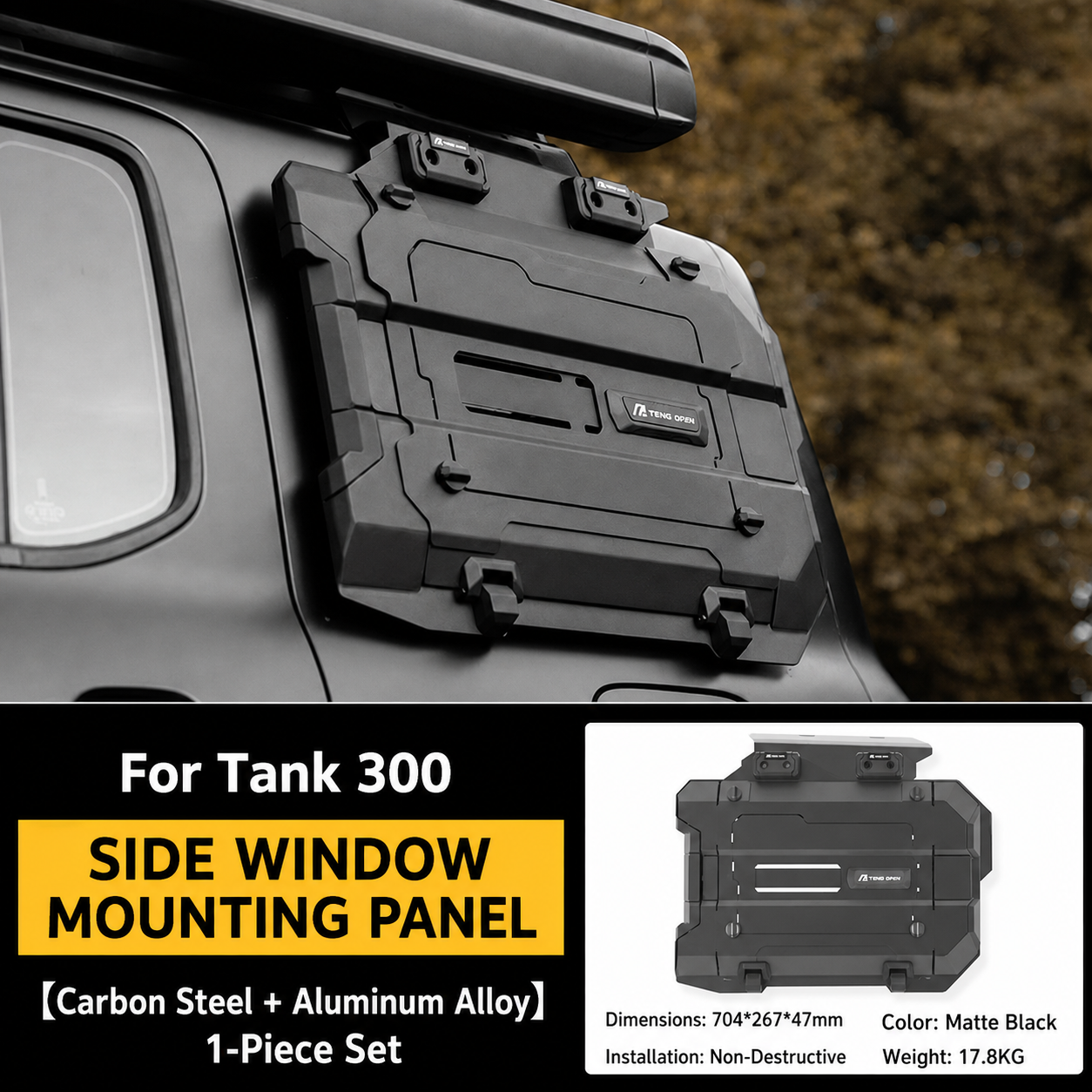 Tank 300 TENGQIAN ARK Side Window Panel
