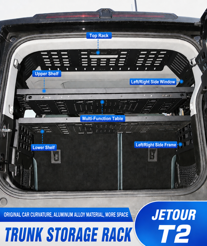 Jetour T2 Trunk Storage Rack
