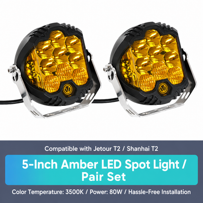 Jetour T2 Front Bumper & Spot Light