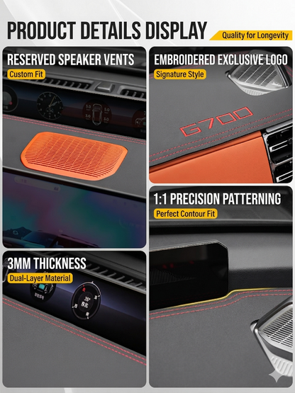 Jetour G700 Dashboard Sun Protection Mat