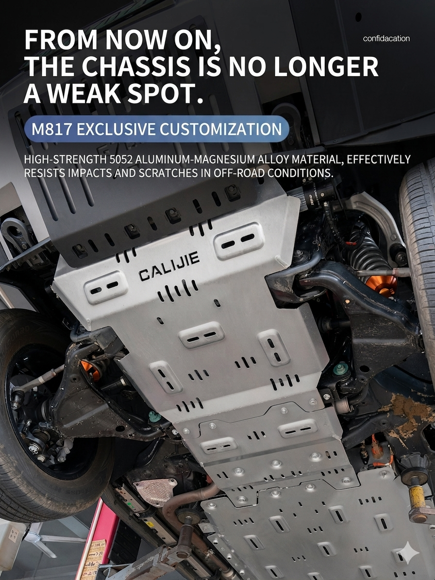 Jetour G700 5052 Series Aluminum-Magnesium Alloy Skid Plate