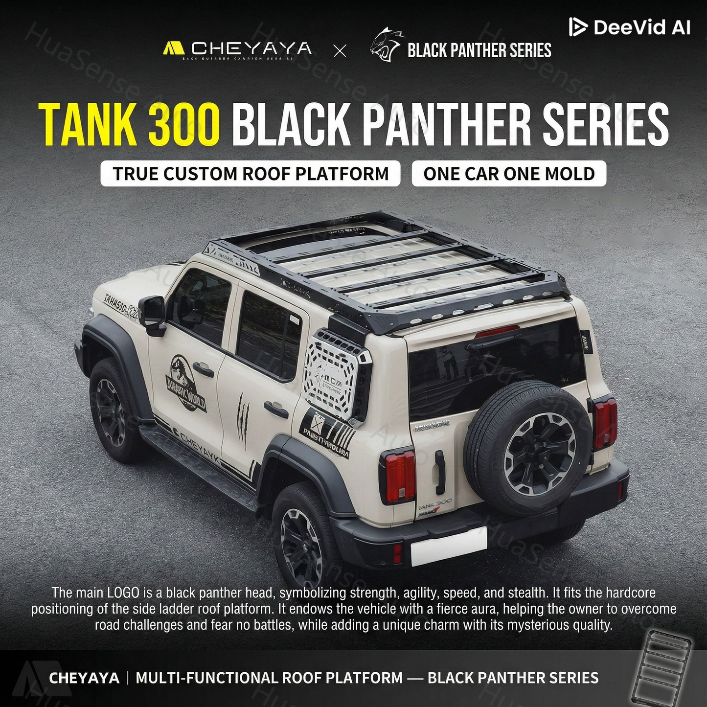 Tank 300 Black Panther Series Roof Rack