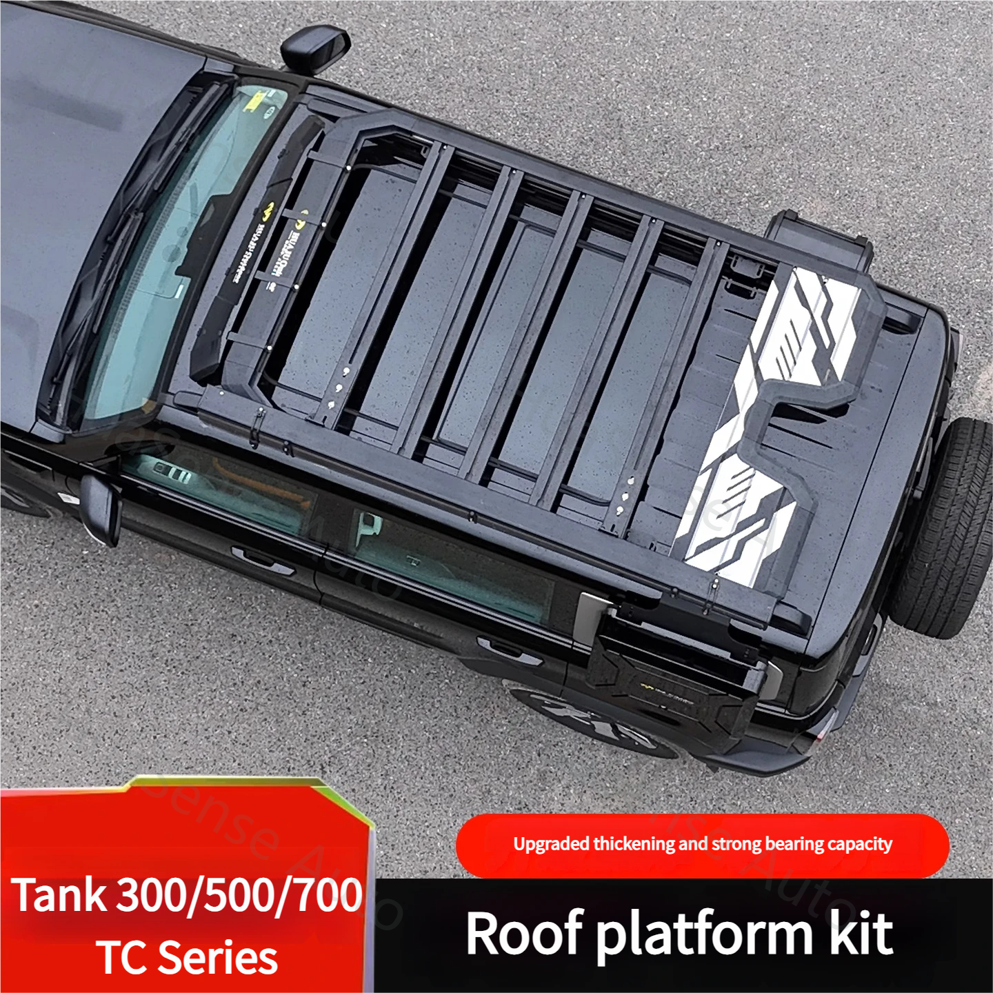 Tank 300/500/700 Roof Rack, Side Ladder, Side Storage Box
