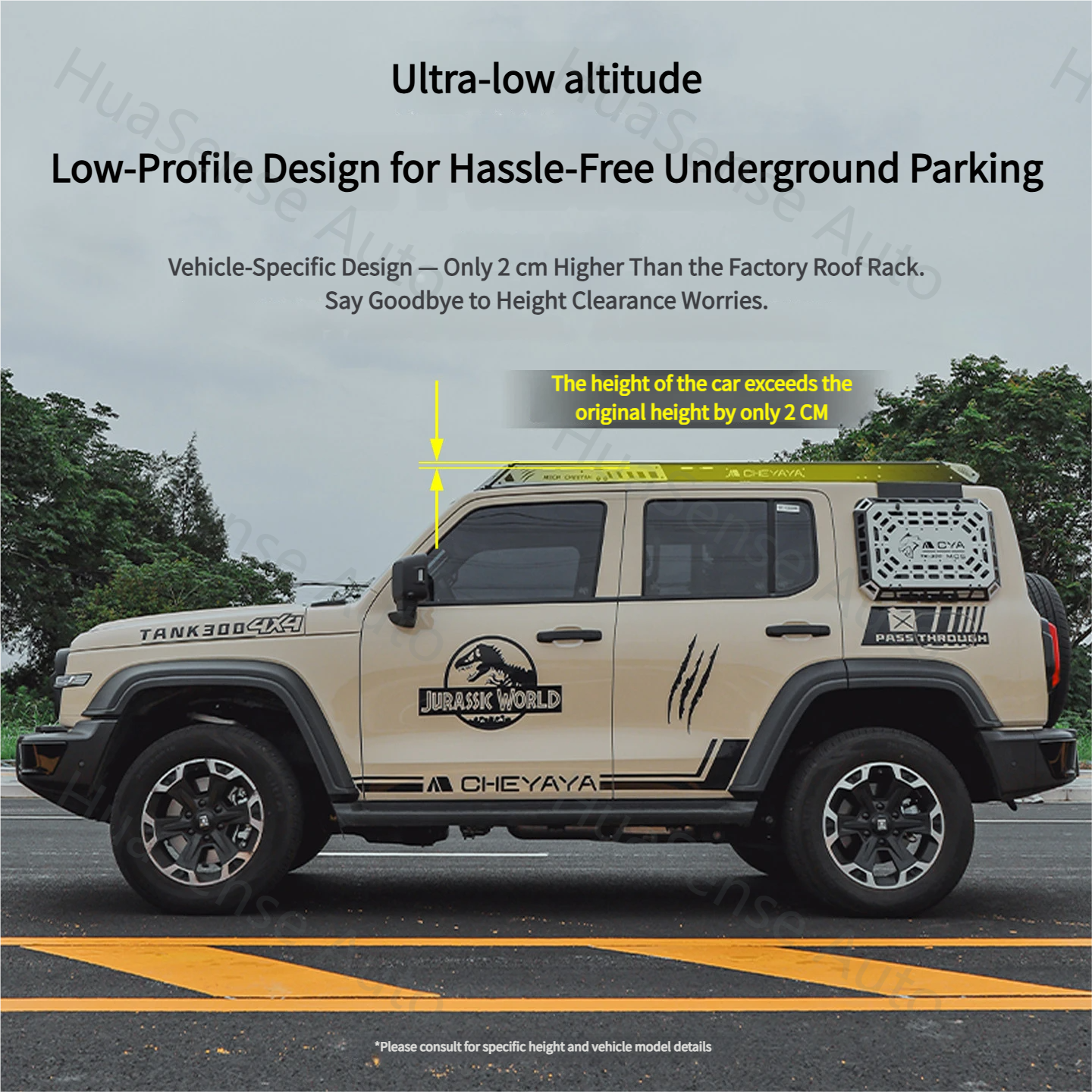 Tank 300 Black Panther Series Roof Rack