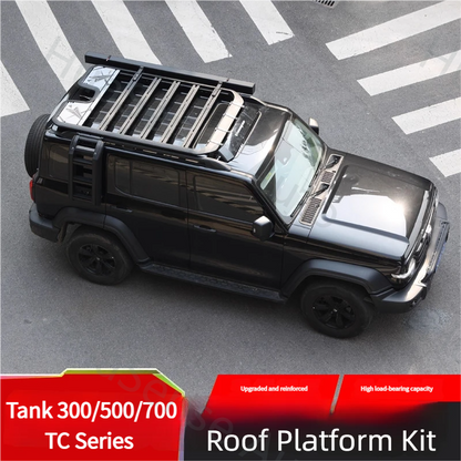 Tank 300/500/700 Roof Rack, Side Ladder, Side Storage Box