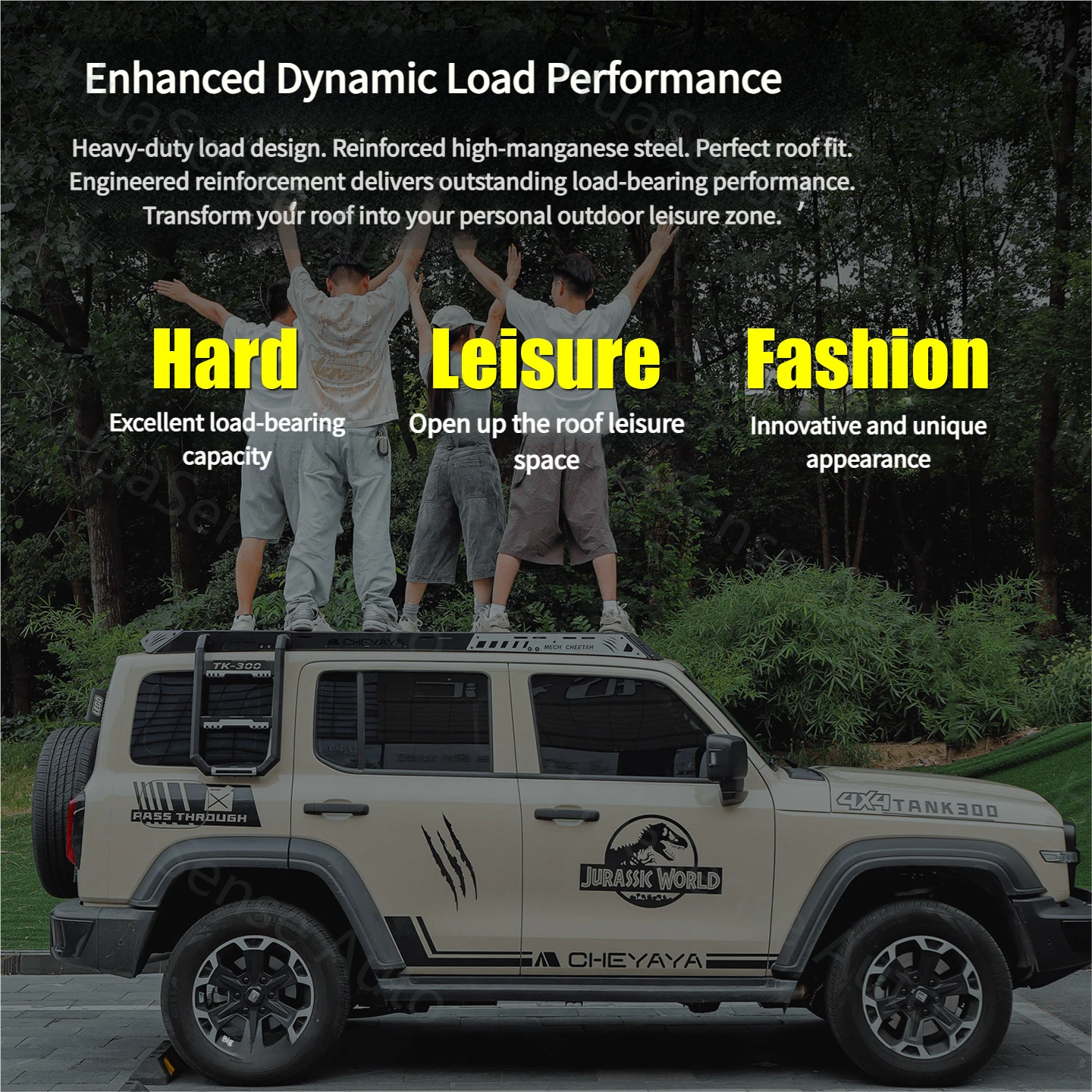 Tank 300 Black Panther Series Roof Rack