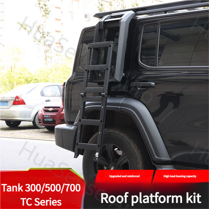 Tank 300/500/700 Roof Rack, Side Ladder, Side Storage Box
