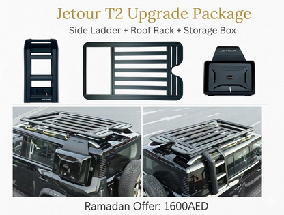 Jetour T2 Roof Rack, Side Storage Bag, Side Window Panel