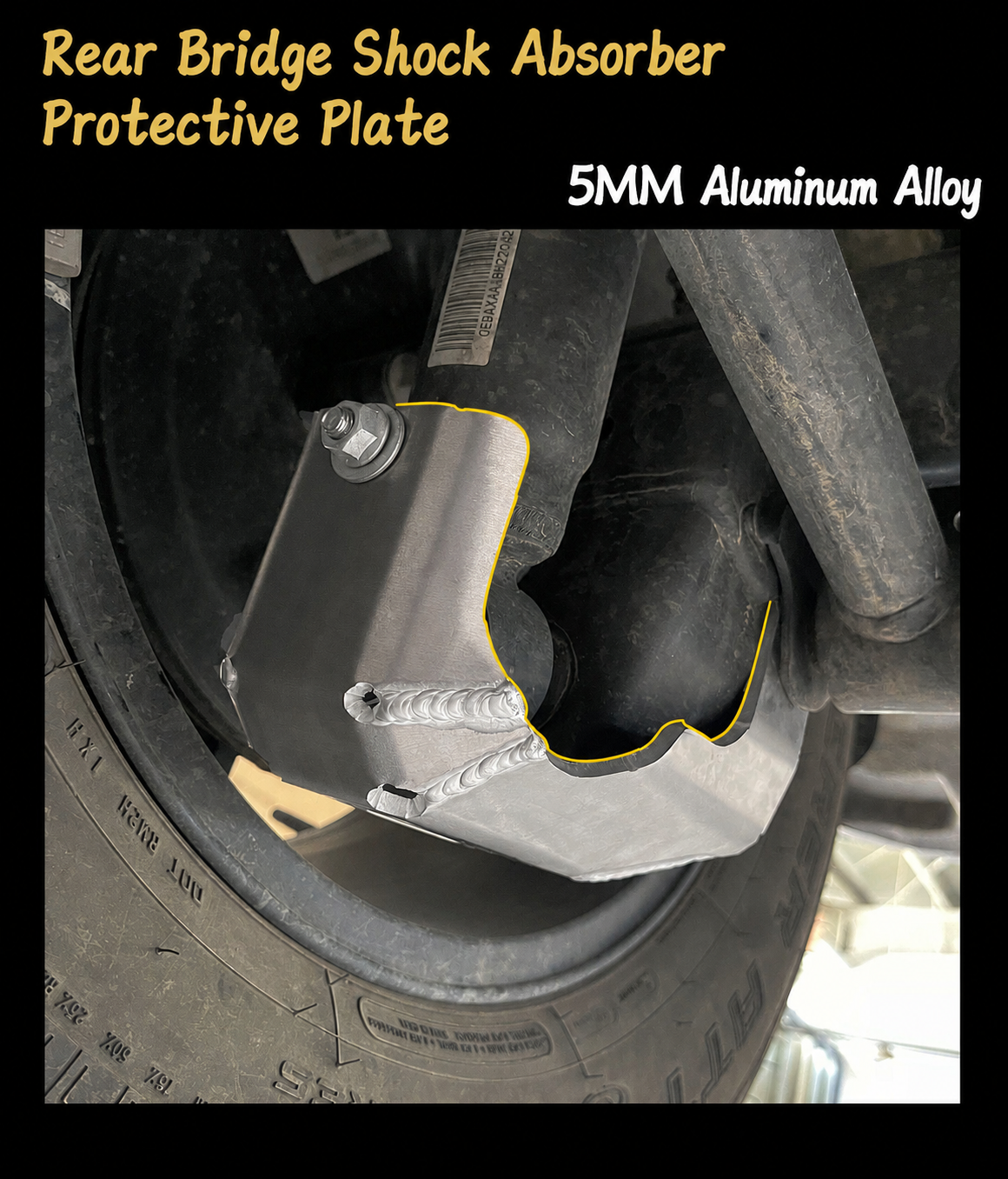 GWM Tank FALCON 5mm Aluminum-Magnesium Alloy Suspension & Control Arm Skid Plate