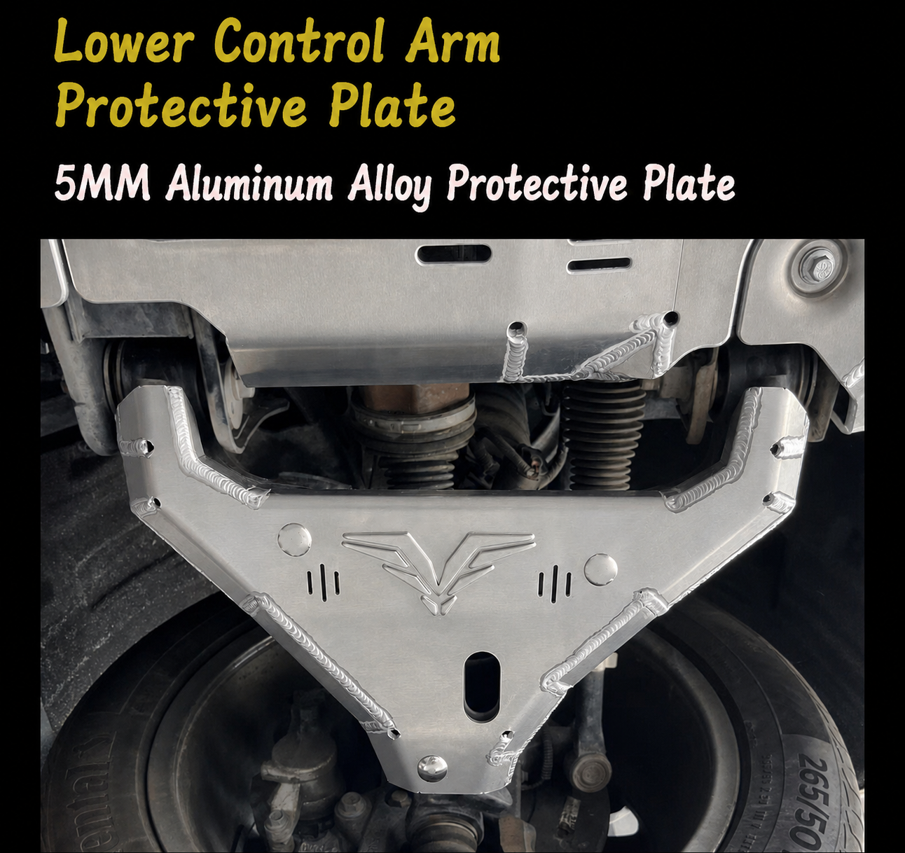 GWM Tank FALCON 5mm Aluminum-Magnesium Alloy Suspension & Control Arm Skid Plate