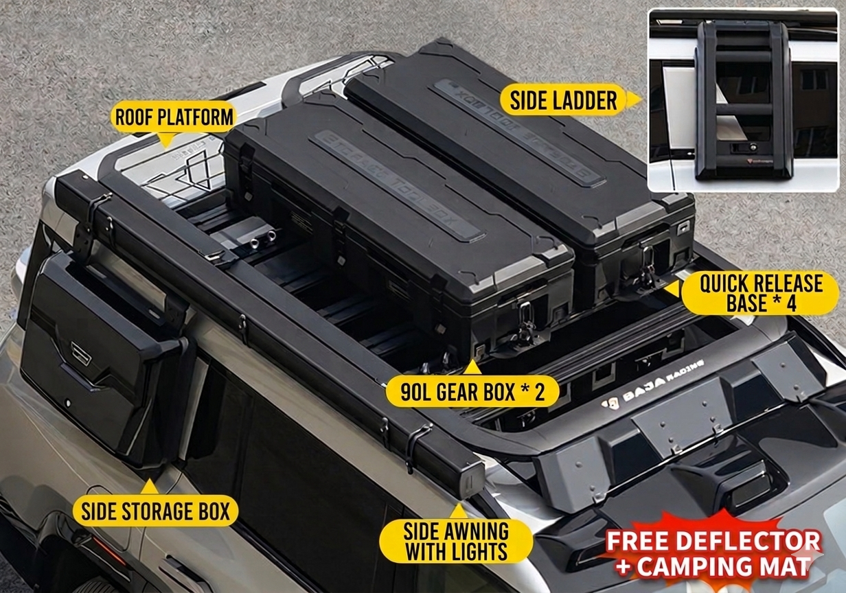 BYD Leopard 8 BAJA Roof Rack Platform