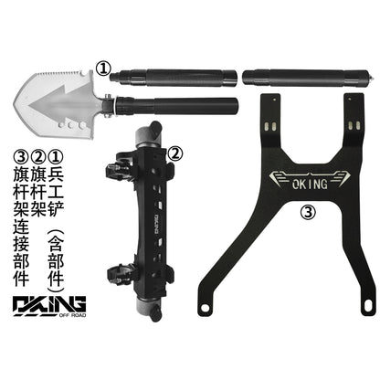 Tank 300 OKING Tailgate Flag Mount