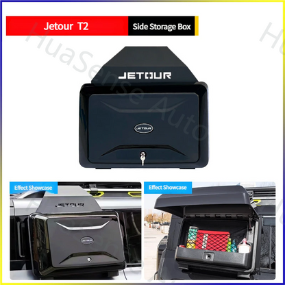 Jetour T2 Roof Rack, Side Storage Bag, Side Window Panel