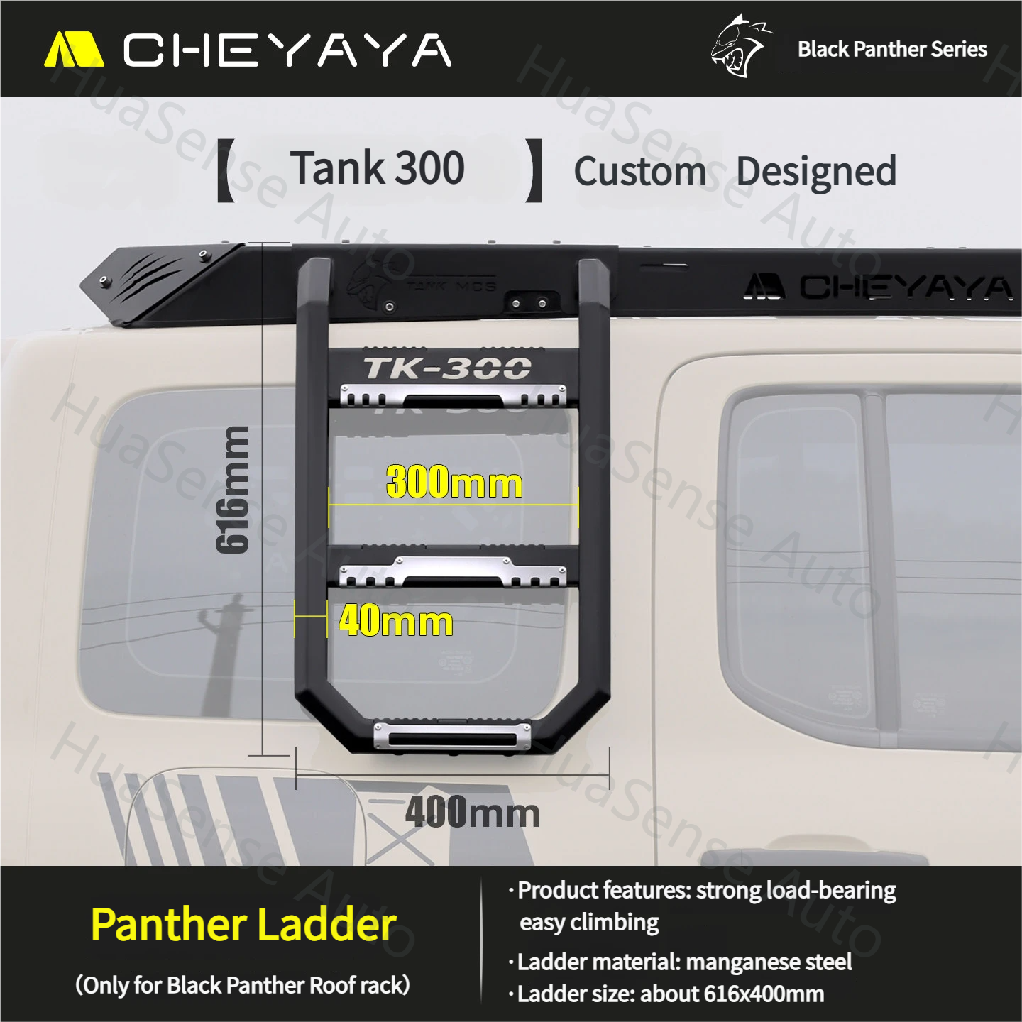 Tank 300 Black Panther Series Roof Rack