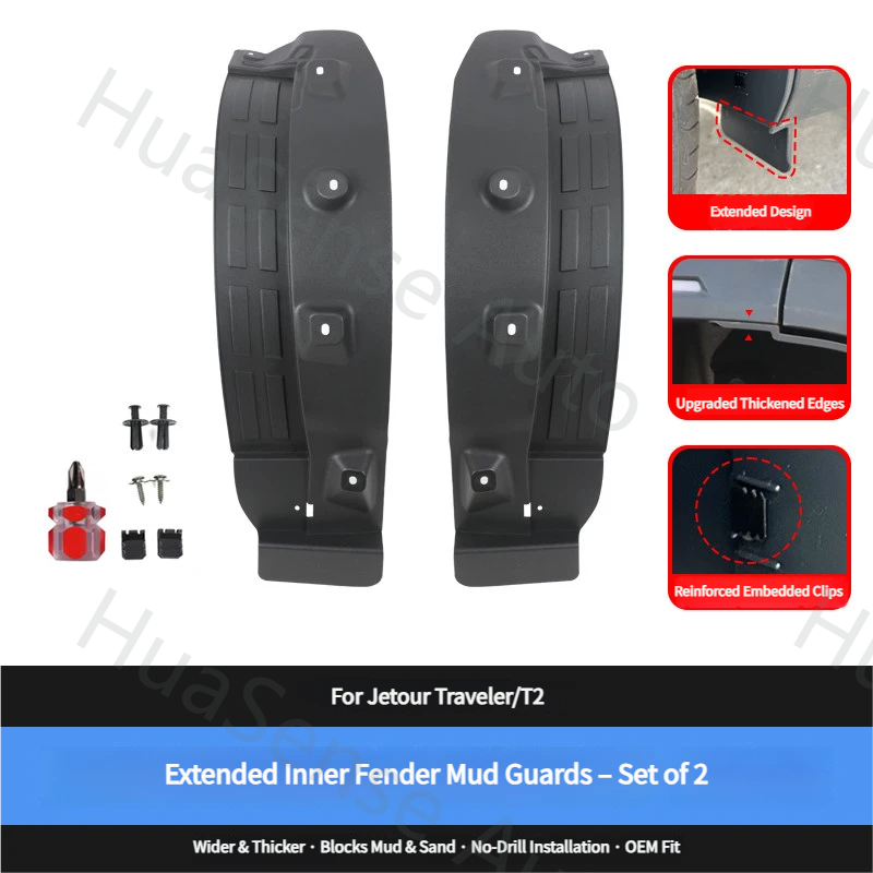 Jetour T2 Mud Flaps