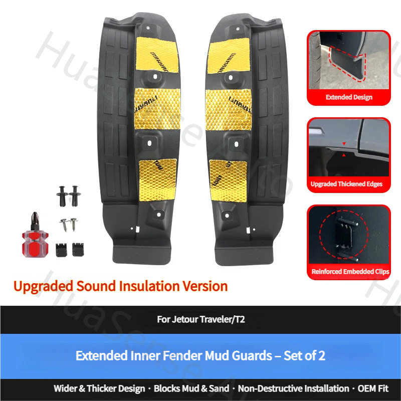 Jetour T2 Mud Flaps