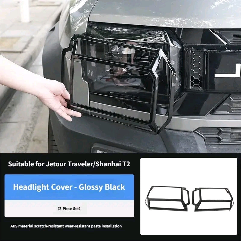 Jetour T2 Headlight & Taillight Covers