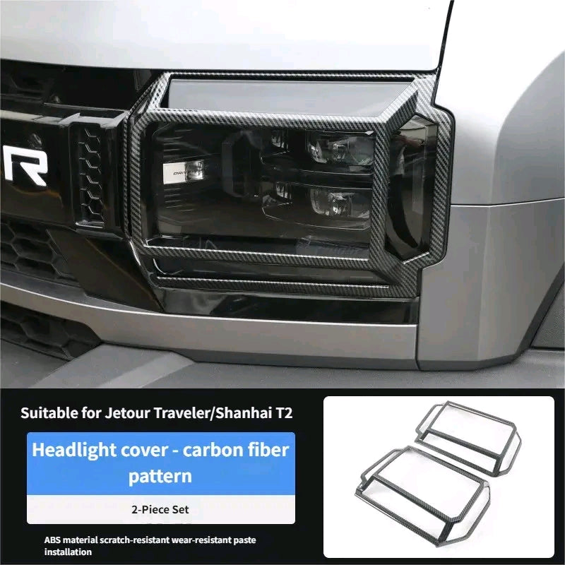Jetour T2 Headlight & Taillight Covers