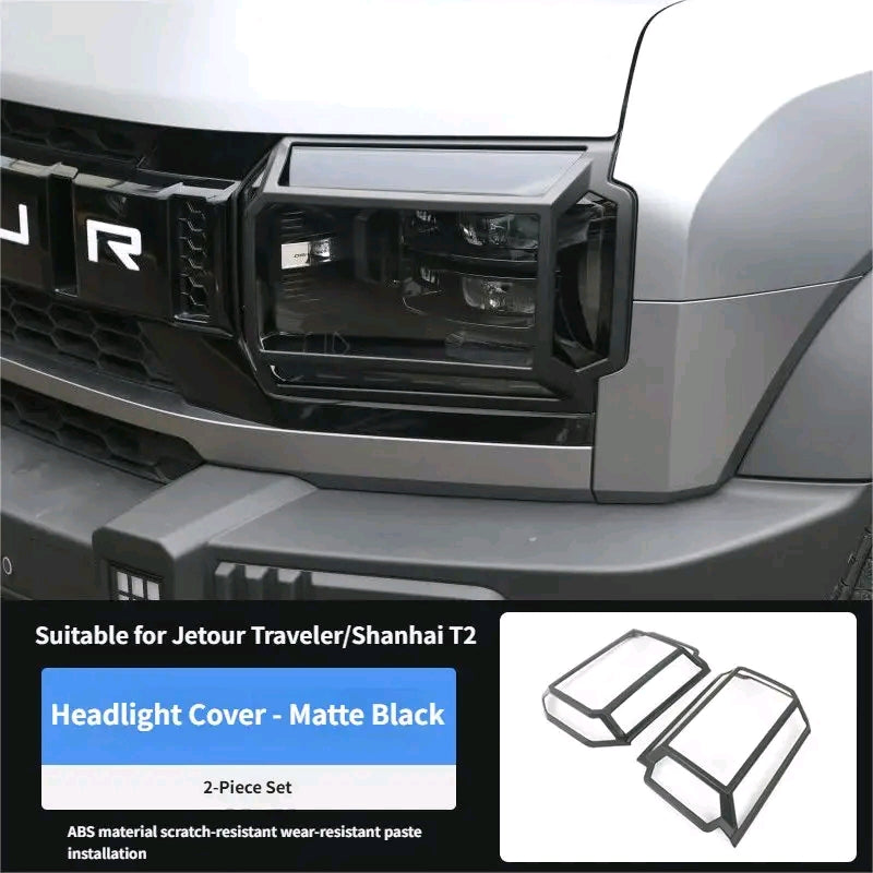 Jetour T2 Headlight & Taillight Covers